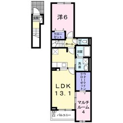 アルカンシエルの物件間取画像